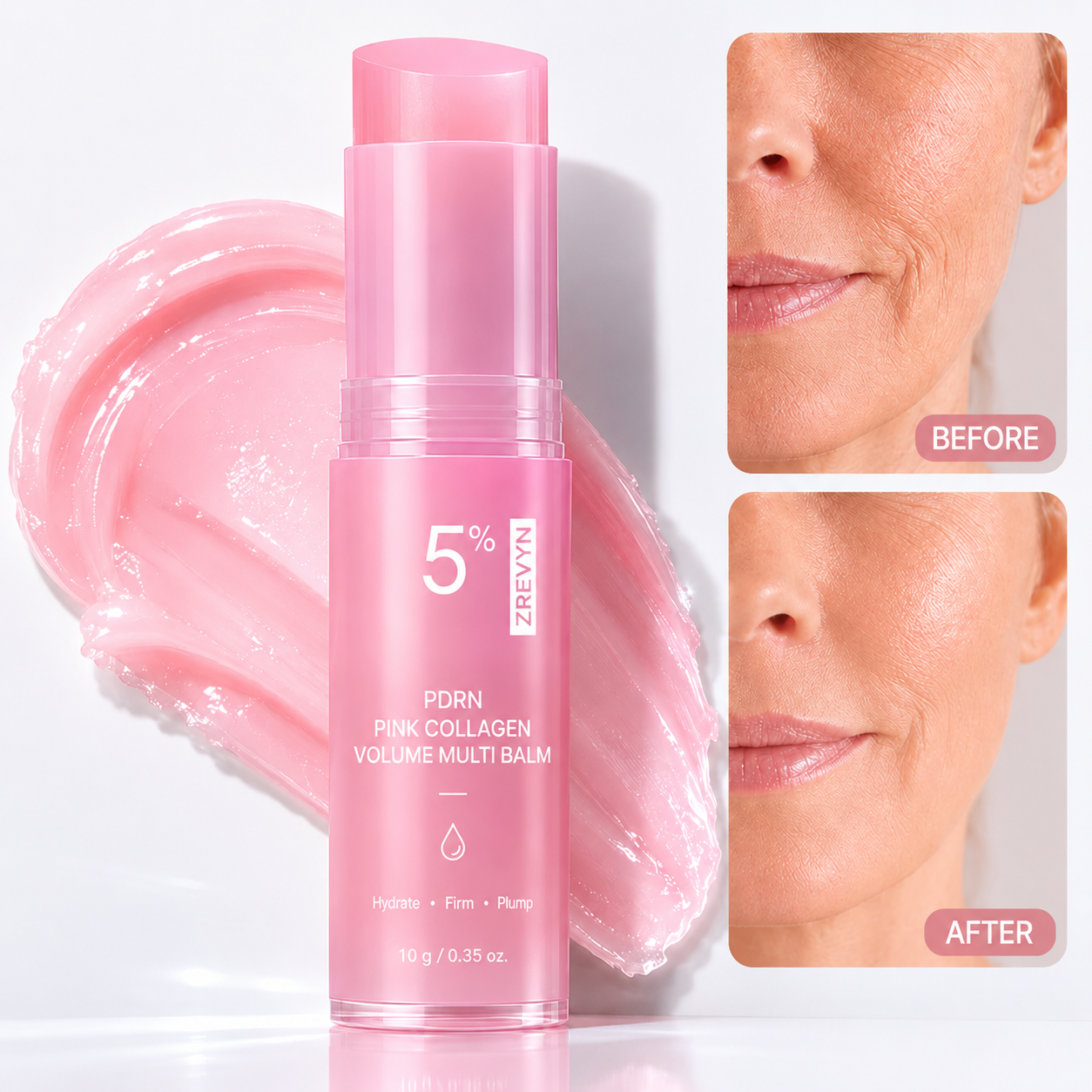 🔥LAST DAY 60% OFF Riserootsx Korean Pink CollagenVolume Multi Balm