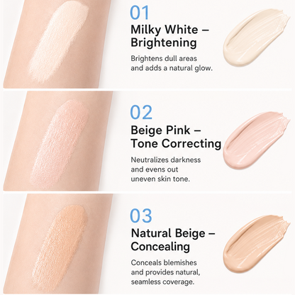 ✨ Lightweight Dual-Action Matte Coverage Concealer Foundation