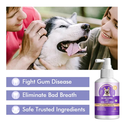 🐾 RISEROOTSX™ Oral Freshness Oral Spray for Dogs & Cats
